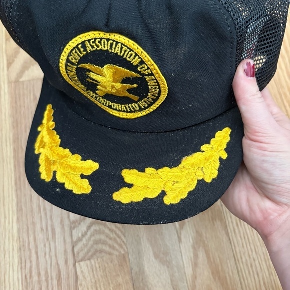 National Rifle Association of America Incorporated 1871 Cap Black and Yellow - Picture 4 of 7